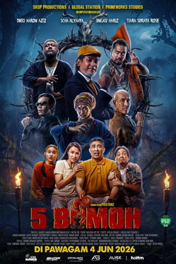 Poster phim 5 thầy pháp trên Phim Mới