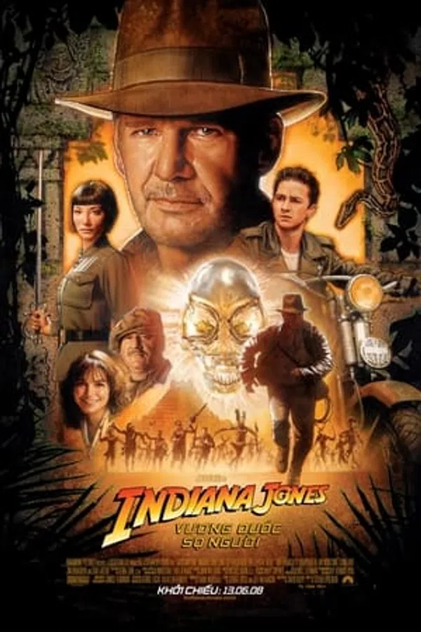 Poster phim Indiana Jones và Vương Quốc Sọ Người trên Phim Mới