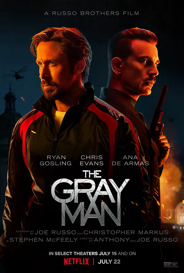 Poster phim The Gray Man: Đặc vụ vô hình trên Phim Mới